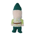 Pluszowa zabawka dla psa, krasnal ogrodowy z piszczałką M – Garden Paws Garden Gnome Gentle George M - obrazek 3