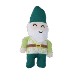 Pluszowa zabawka dla psa Gnom ogrodowy z piszczałką S – Garden Paws Garden Gnome Gentle George S - obrazek 3