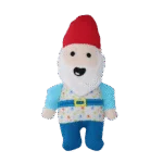 Pluszowy krasnal ogrodowy dla psa z piszczałką S – Garden Paws Garden Gnome Happy Henry S - obrazek 2
