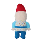 Pluszowy krasnal ogrodowy dla psa z piszczałką S – Garden Paws Garden Gnome Happy Henry S - obrazek 3