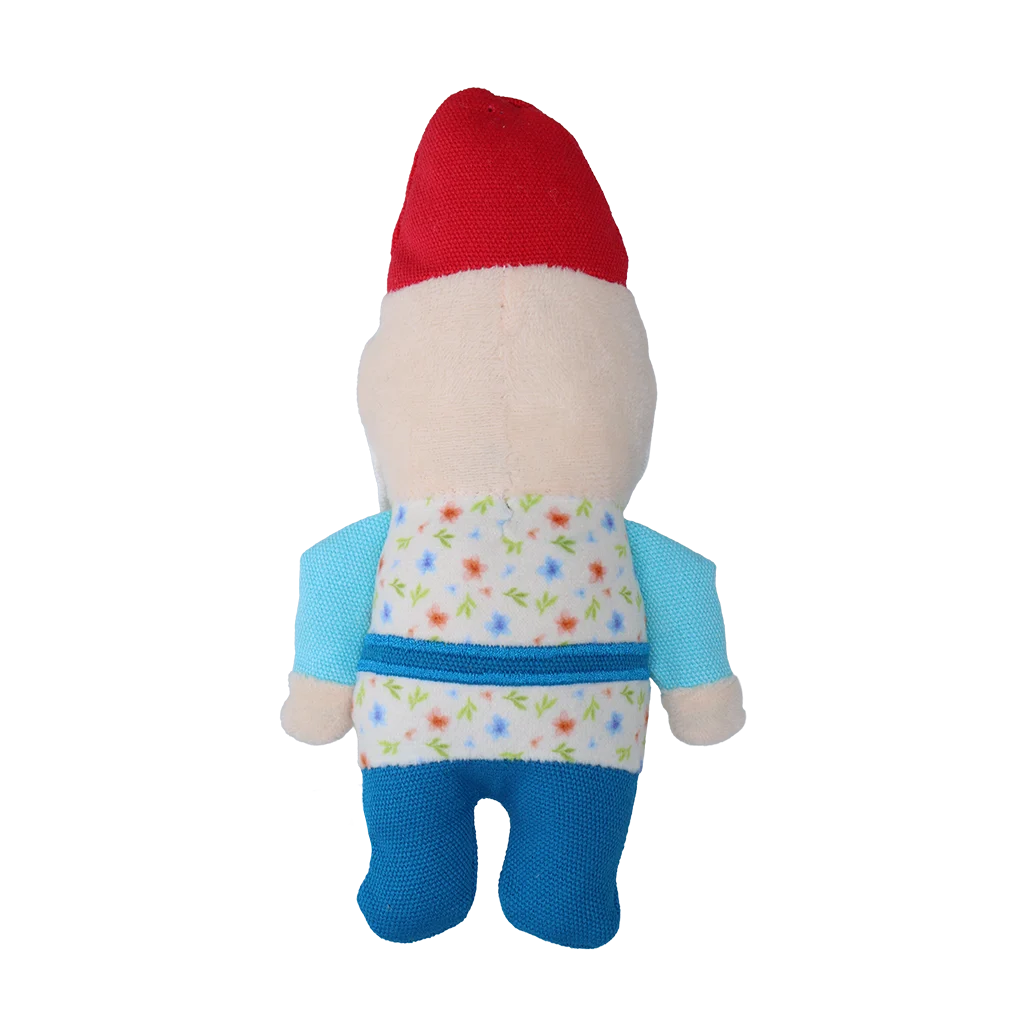 Pluszowy krasnal ogrodowy dla psa z piszczałką S – Garden Paws Garden Gnome Happy Henry S - obrazek 3