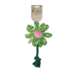 Pluszowa zabawka dla psa Kwiat ze sznurem S – Garden Paws Flower Summer Shrubs S
