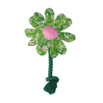 Pluszowa zabawka dla psa Kwiat ze sznurem S – Garden Paws Flower Summer Shrubs S - obrazek 2