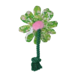 Pluszowa zabawka dla psa Kwiat ze sznurem S – Garden Paws Flower Summer Shrubs S - obrazek 3