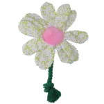 Pluszowa zabawka dla psa, kwiatek ze sznurem, M – Garden Paws Flower Spring Sakura - obrazek 2