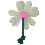 Pluszowa zabawka dla psa, kwiatek ze sznurem, M – Garden Paws Flower Spring Sakura - obrazek 3