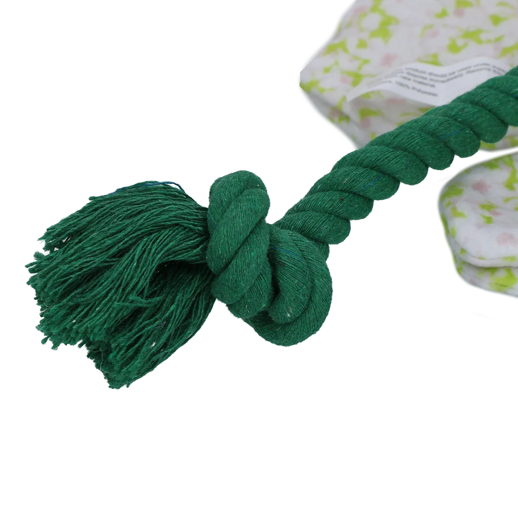 Pluszowa zabawka dla psa, kwiatek ze sznurem, M – Garden Paws Flower Spring Sakura - obrazek 4