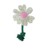 Przytulanka dla psa w kształcie kwiatu ze sznurem, S – Garden Paws Flower Spring Sakura - obrazek 2