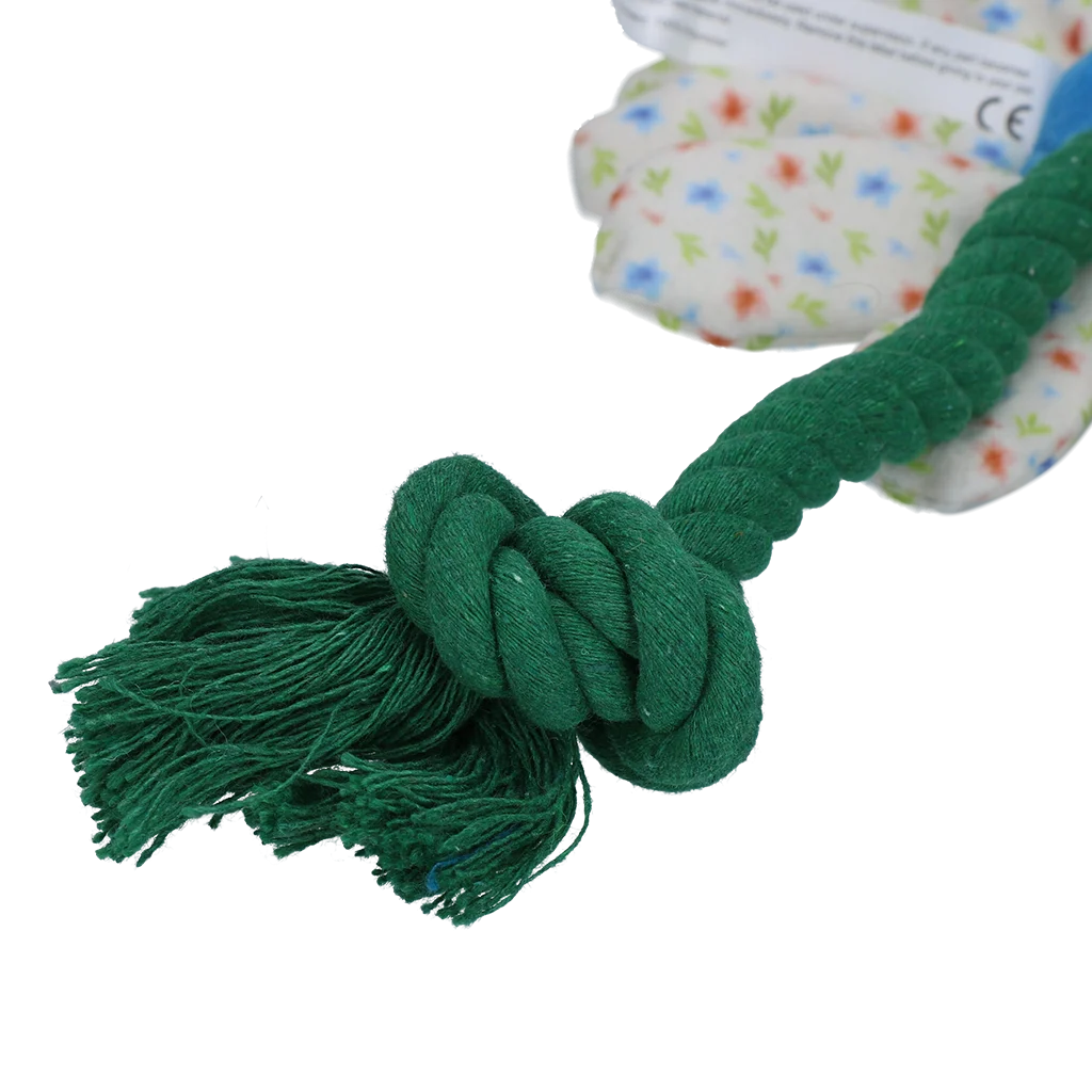 Pluszowa zabawka dla psa Kwiat z liną, S – Garden Paws Flower Sky Flowers - obrazek 3