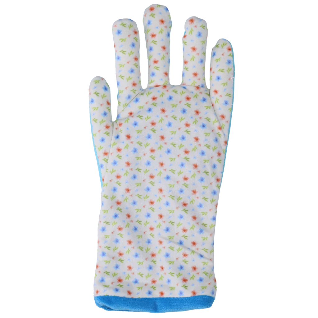 Zabawka węchowa z szeleszczącym materiałem i miejscem na smakołyki – Garden Paws Garden Glove Sky Flowers - obrazek 5