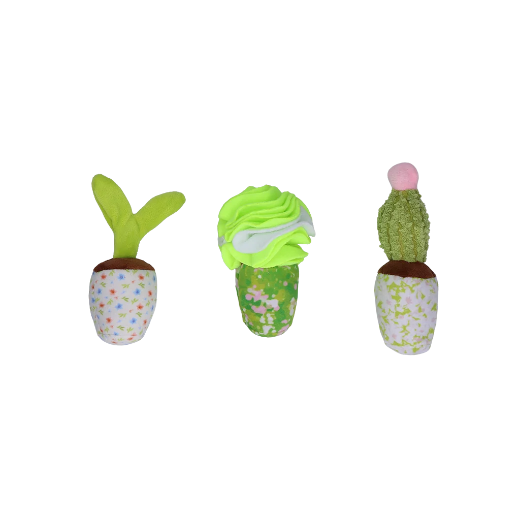 Pudełko węchowe dla psa z wyjmowanymi roślinkami – Garden Paws Snuffle Box Sprout, Crop & Cactus - obrazek 2