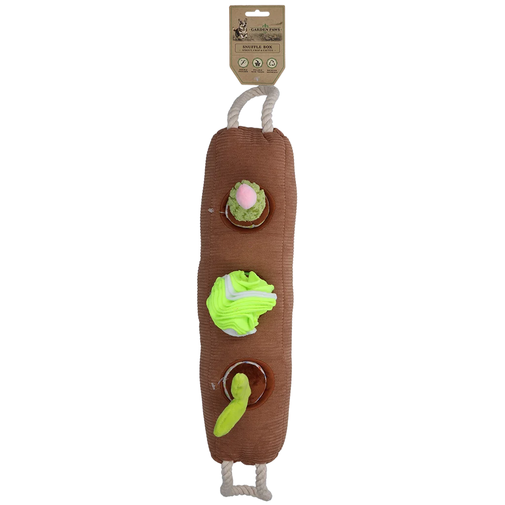 Pudełko węchowe dla psa z wyjmowanymi roślinkami – Garden Paws Snuffle Box Sprout, Crop & Cactus - obrazek 6