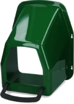 Plastikowe gniazdo nieśne dla kur, zielone, 43 x 36 x 27 cm – Gaun