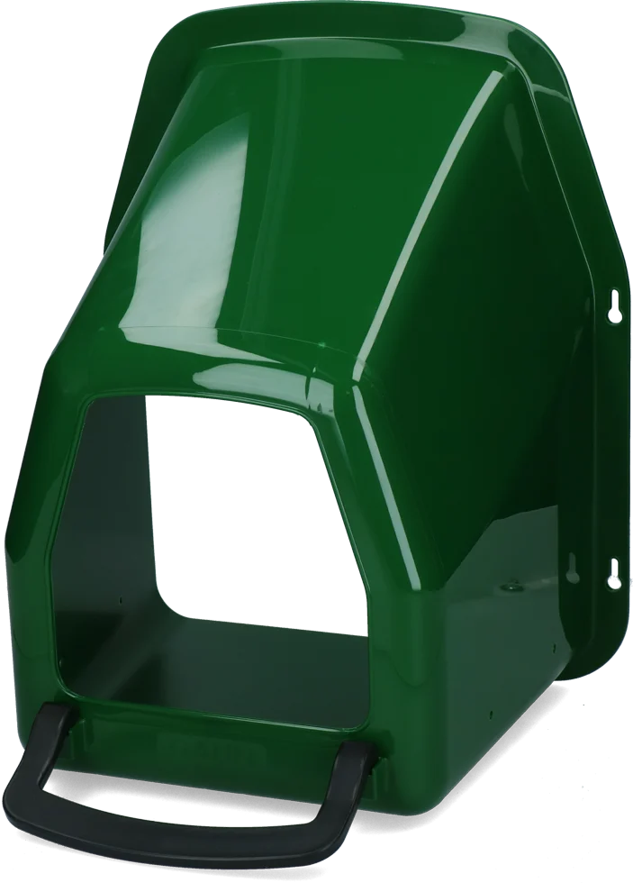 Plastikowe gniazdo nieśne dla kur, zielone, 43 x 36 x 27 cm – Gaun - obrazek 1