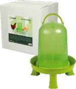 Poidło dla drobiu na nóżkach, limonkowe, 5 l – Gaun