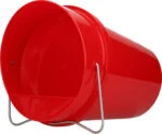 Plastikowe wiadro poidłowe dla kur 6 l, czerwone – Gaun - obrazek 3