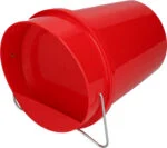 Plastikowe wiadro poidłowe dla kur 6 l, czerwone – Gaun - obrazek 4