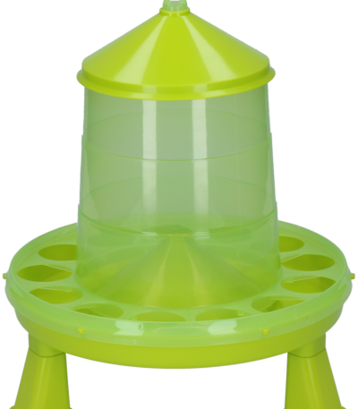 Karmnik wieżowy dla drobiu na nóżkach, limonkowy, 2 kg – Gaun