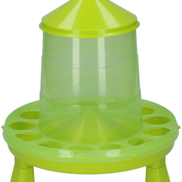 Karmnik wieżowy dla drobiu na nóżkach, limonkowy, 2 kg – Gaun