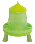 Karmnik wieżowy dla drobiu na nóżkach, limonkowozielony, 4 kg – Gaun - obrazek 2
