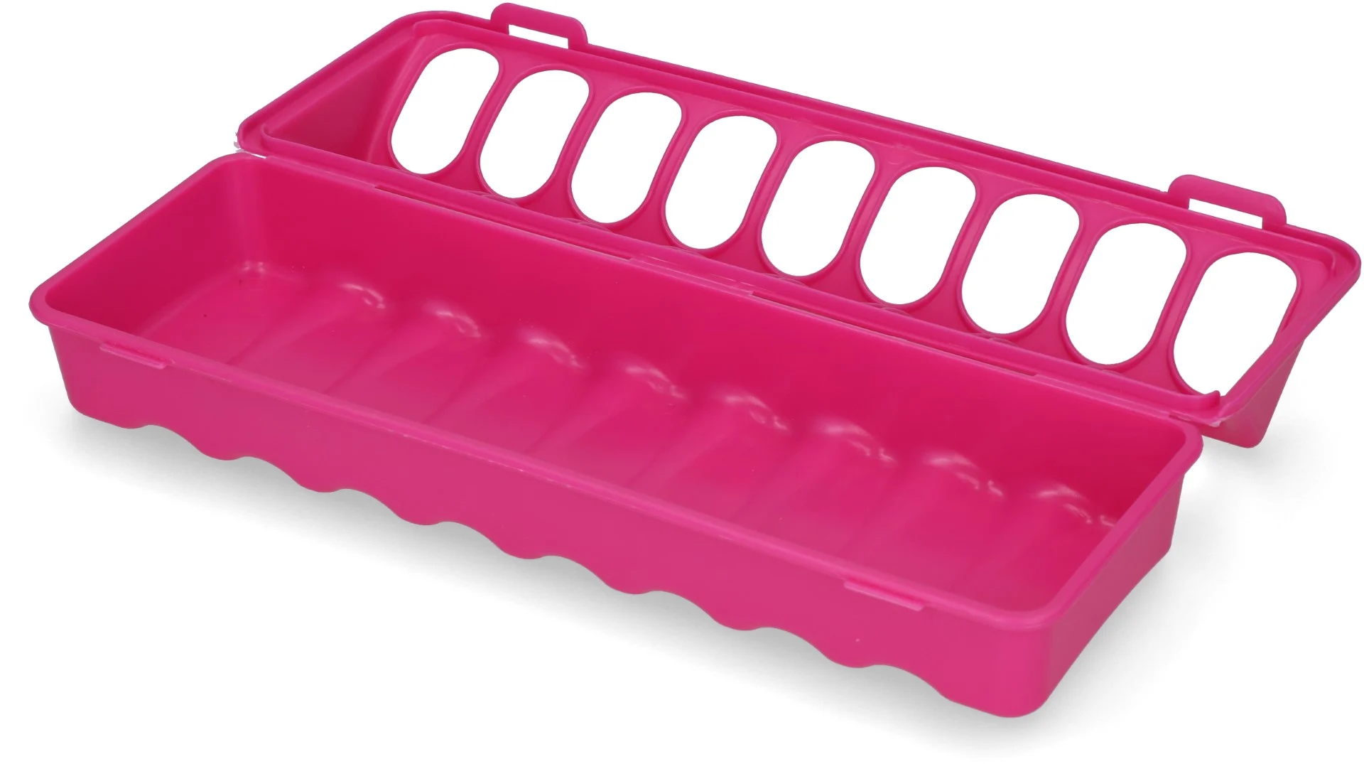 Karmidło korytkowe dla drobiu z 18 przegrodami, 30 cm – Gaun - obrazek 3