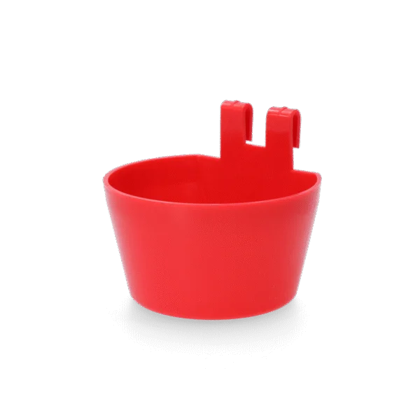 Plastikowy karmidło dla drobiu z 2 haczykami – Gaun