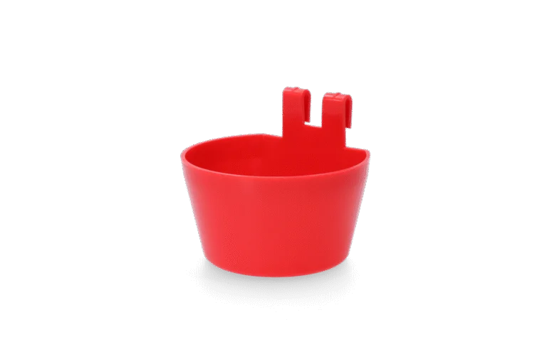 Plastikowy karmidło dla drobiu z 2 haczykami – Gaun