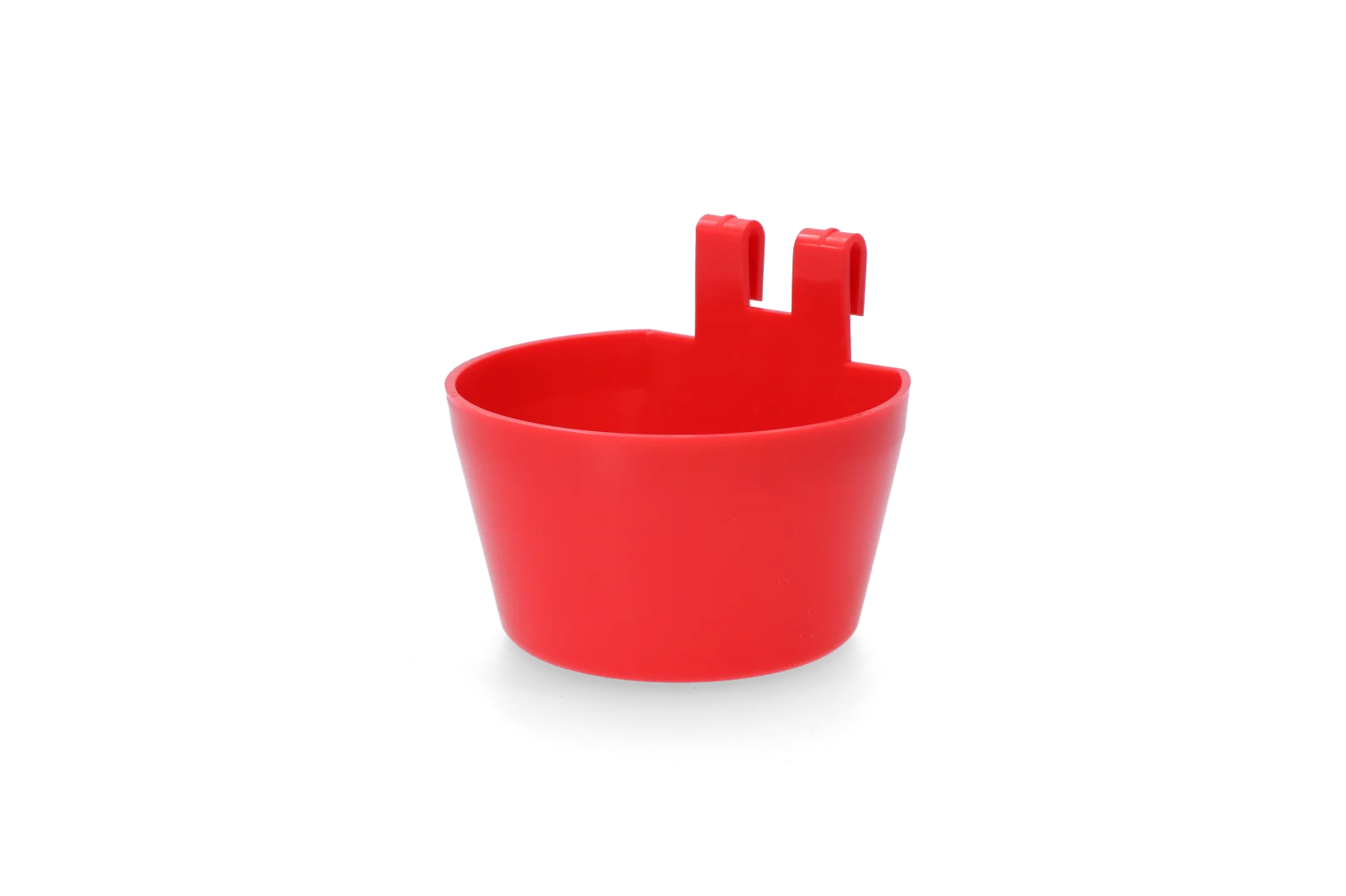 Plastikowy karmidło dla drobiu z 2 haczykami – Gaun - obrazek 1
