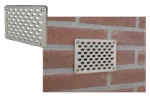 Kratka montowana na elewacji ze stali nierdzewnej 25 x 15 cm – Gevelfix - obrazek 2