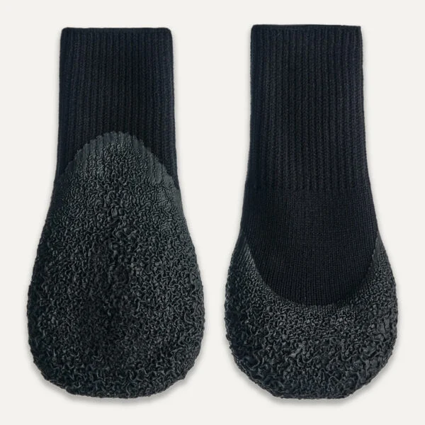 Wodoodporne buty dla psa z gumową podeszwą, rozmiar XXS, czarne, 4 sztuki – Goo-eez Lites