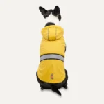 Kurtka przeciwdeszczowa dla psa z kapturem i odblaskowym obszyciem, rozmiar M, żółto szara – Goo-eez Reflective Hooded Raincoat - obrazek 2