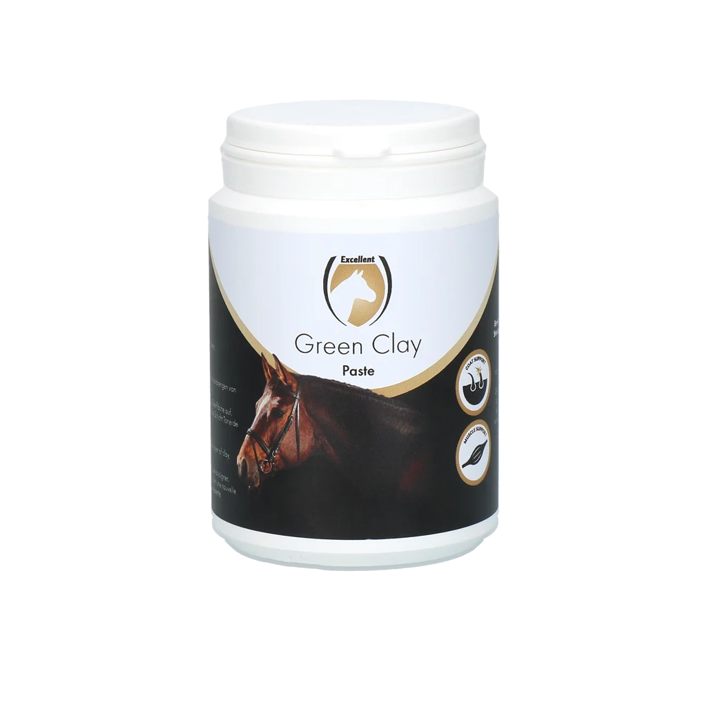 Gotowa zielona pasta glinkowa do pielęgnacji skóry, 250 g – Excellent Horse Green Clay Paste - obrazek 1
