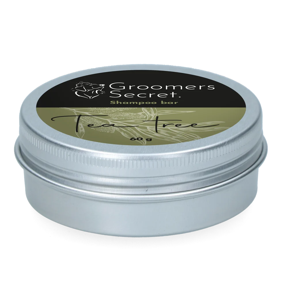 Kostka szamponu z odżywką o zapachu drzewa herbacianego, 60 g – Groomers Secret Shampoo Bar Tea Tree - obrazek 2