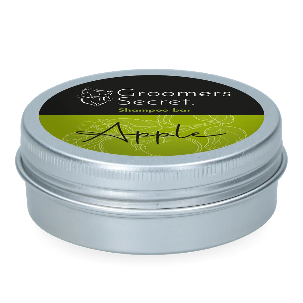 Szampon w kostce z odżywką o zapachu jabłka, 60 g – Groomers Secret Shampoo Bar Appel - obrazek 2