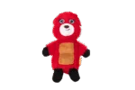 Pluszowa zabawka dla psa w kształcie pandy rudej z matą piszczącą i piszczałką – Growl Belly Boomerz Riley Panda Ruda - obrazek 2