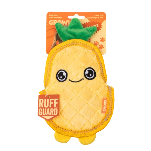 Zabawka dla psa z trzema piszczałkami – Growl Flip Floppz Penny Ananas