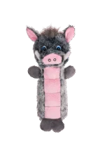Pluszowa zabawka dla psa z piszczącą powierzchnią i piszczałką – Growl Belly Busters Wally the Pig - obrazek 2