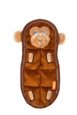 Płaska pluszowa przytulanka dla psa z 7 piszczałkami – Growl Zoo Matz Mildred the Monkey - obrazek 2