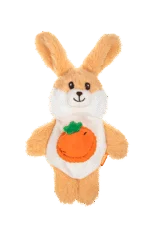 Pluszowa przytulanka dla psa z 2 piszczałkami i ukrytą zabawką – Growl Snackerz Bentley the Rabbit - obrazek 2