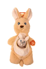 Pluszak dla psa z piszczałkami i 2 ukrytymi zabawkami – Growl Sidekicks Kanga Joey