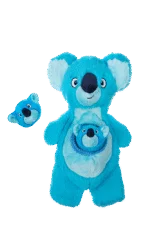 Pluszowa zabawka dla psa z piszczałkami i 2 ukrytymi zabawkami – Growl Sidekicks Koala Joey - obrazek 2