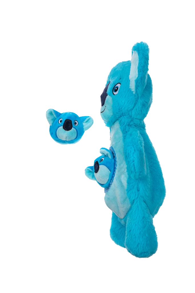 Pluszowa zabawka dla psa z piszczałkami i 2 ukrytymi zabawkami – Growl Sidekicks Koala Joey - obrazek 3