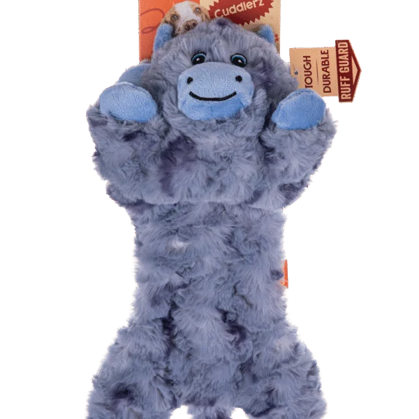 Pluszowa zabawka dla psa z 5 piszczałkami i szeleszczącą folią – Growl Cuddlerz Chewy krowa
