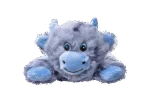 Pluszowa zabawka dla psa z 5 piszczałkami i szeleszczącą folią – Growl Cuddlerz Chewy krowa - obrazek 2