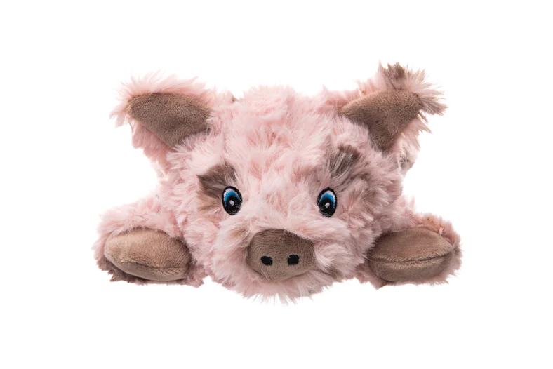 Pluszowa zabawka dla psa z 5 piszczałkami i szeleszczącą folią – Growl Cuddlerz Snorters Świnka - obrazek 2