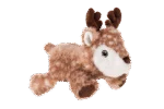 Pluszowa zabawka dla psa z mocnymi szwami – Growl Snugglez Daisy jelonek - obrazek 3