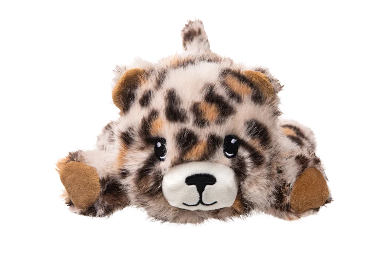 Pluszowa zabawka dla psa z mocnymi szwami – Growl Snugglez Larry, lampart - obrazek 2