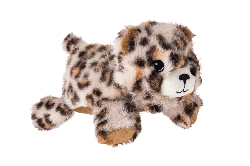 Pluszowa zabawka dla psa z mocnymi szwami – Growl Snugglez Larry, lampart - obrazek 3