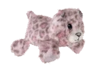 Pluszowa zabawka dla psa z mocnymi szwami – Growl Snugglez Sierra, pantera śnieżna - obrazek 3
