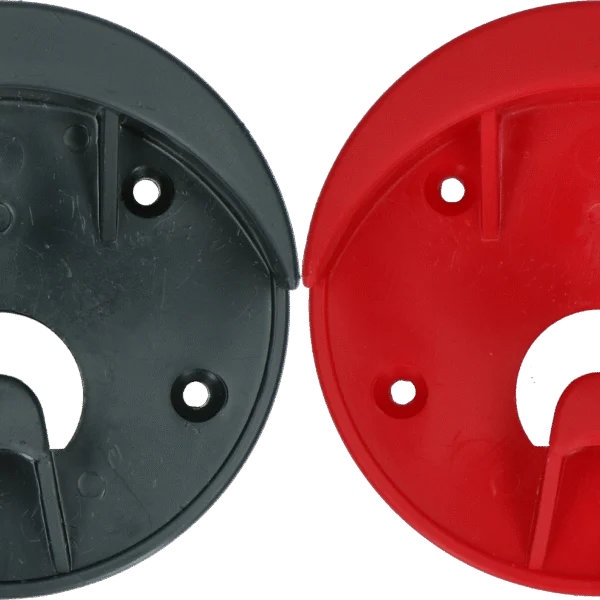 Plastikowy wieszak na kantary i ogłowia, czarny, 13 cm – Vplast